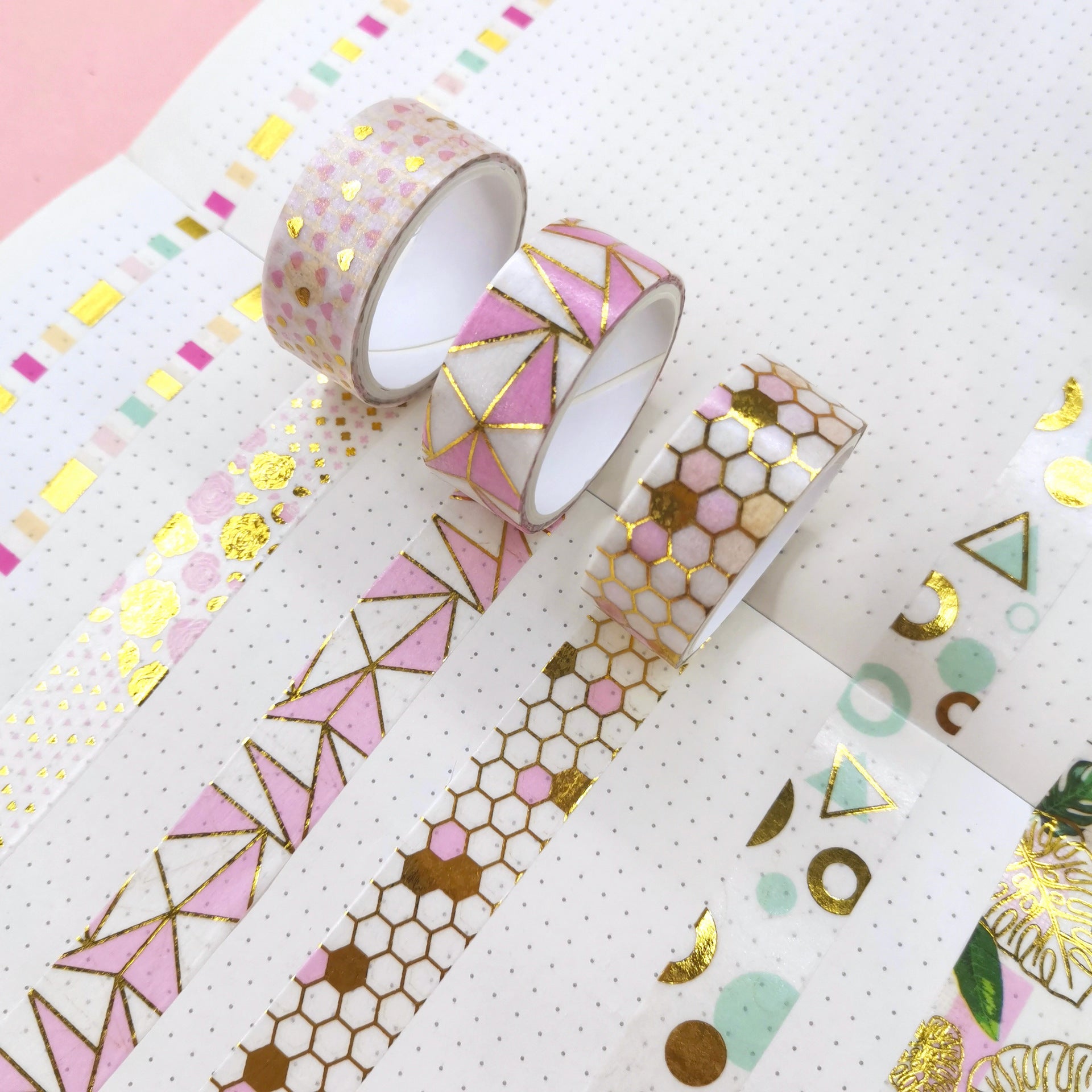 Cross-Border Special Bronzing Paper Tape Set, 3m - ViktaShop