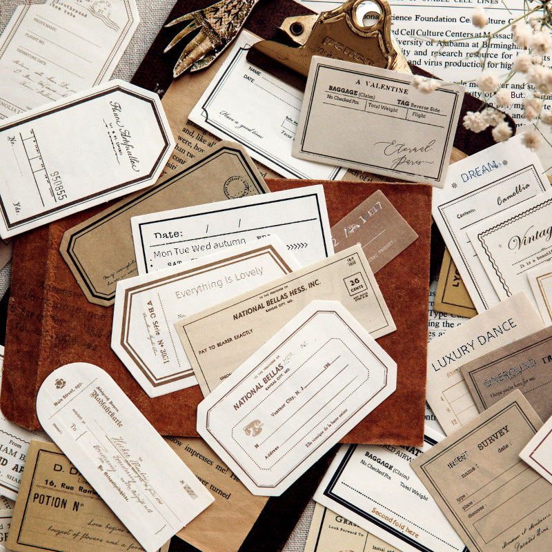 Decorative Vintage Paper Notepads - ViktaShop