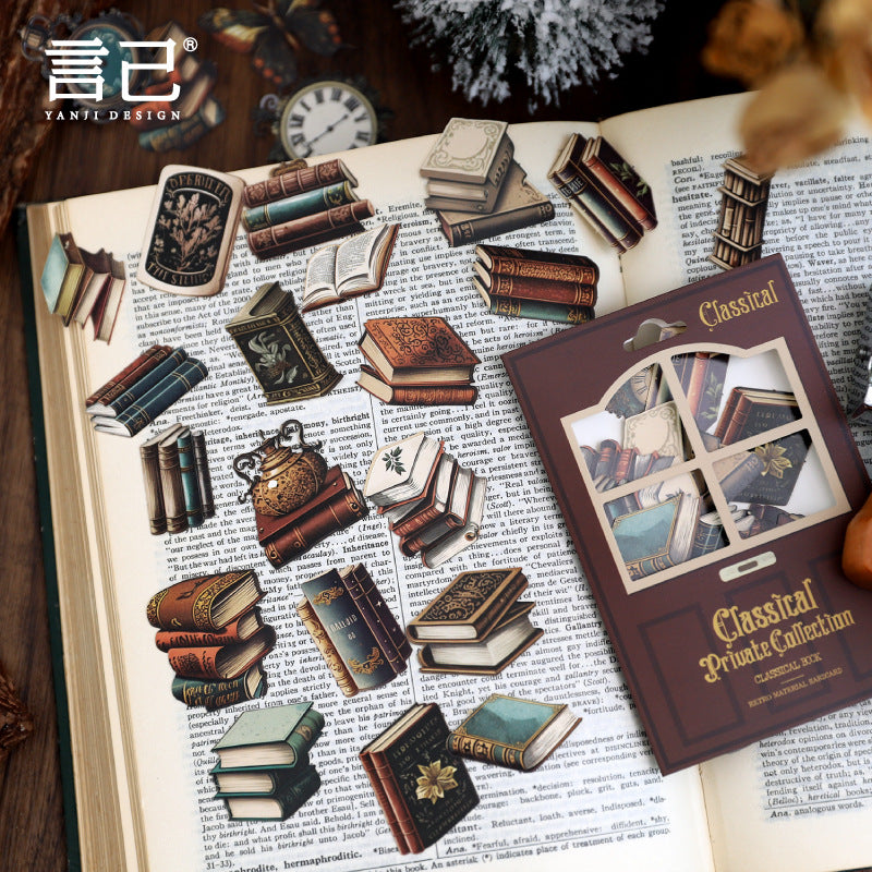 Classic Series Retro Stickers - 20 Pcs - ViktaShop