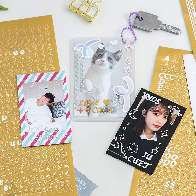 Letter & Number  Stickers - Star Mark