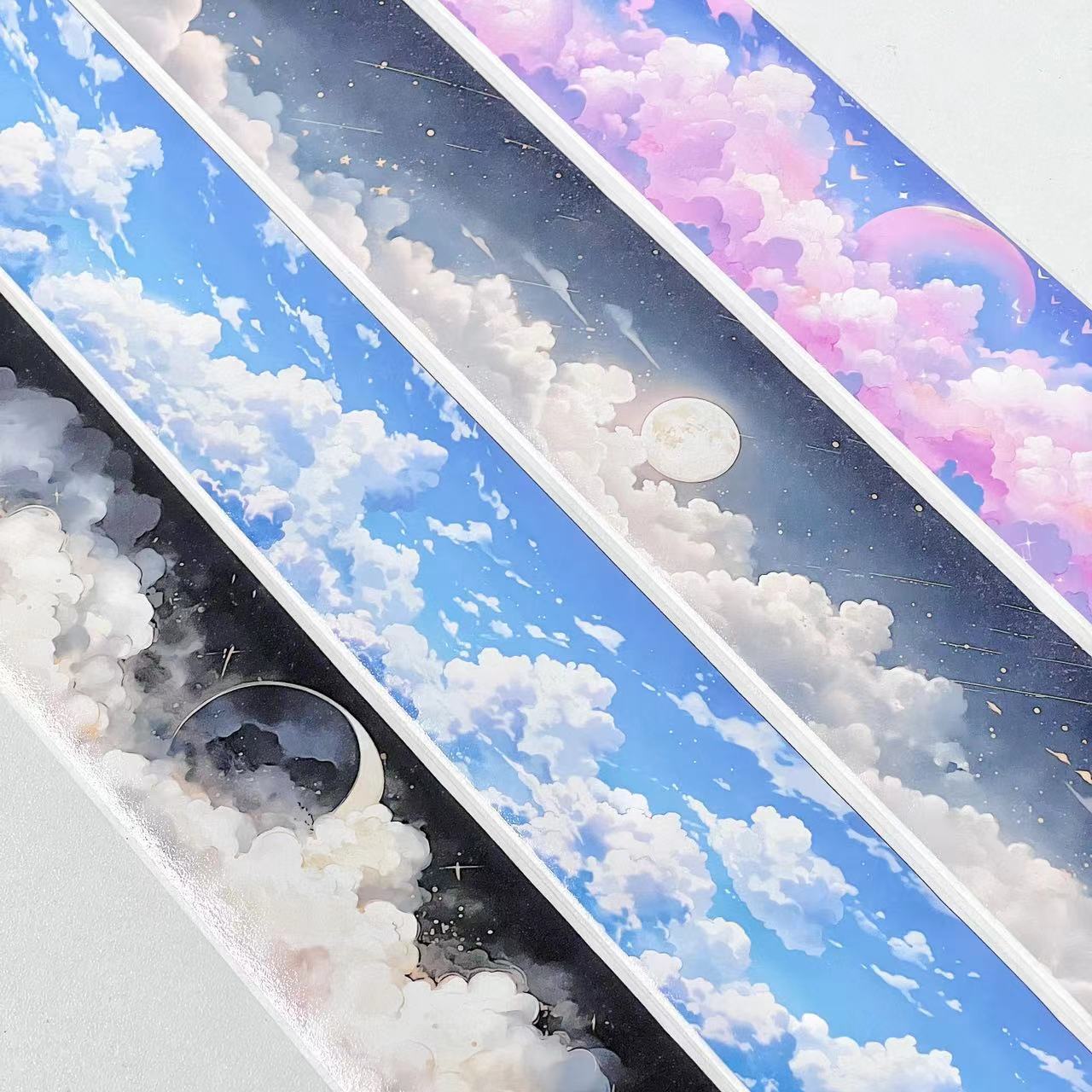 Cloud Sky PET Collage Tape, 2m - ViktaShop