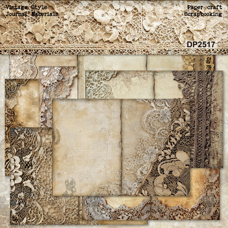 Vintage paper material background A5