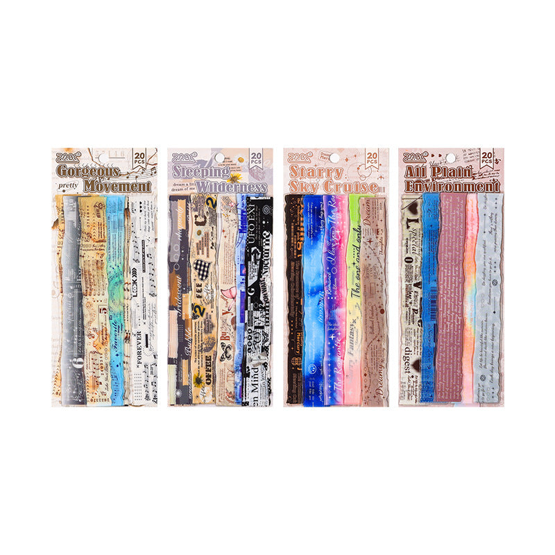 Cross-Border Long PET Stickers - ViktaShop