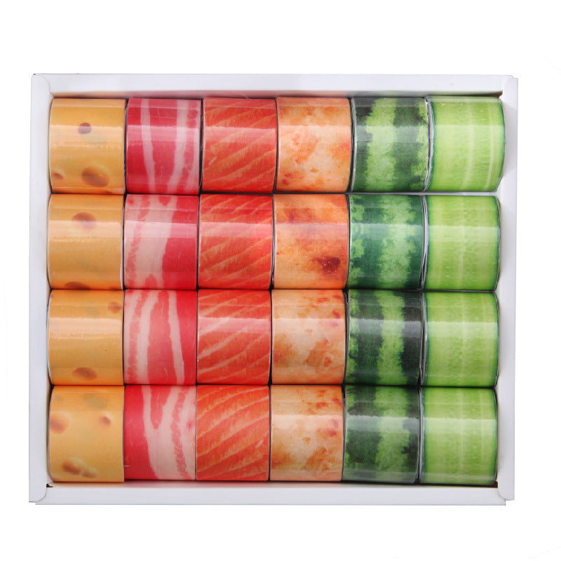 Paper Ink and Paper Tape Fresh Food Roll Series - ViktaShop