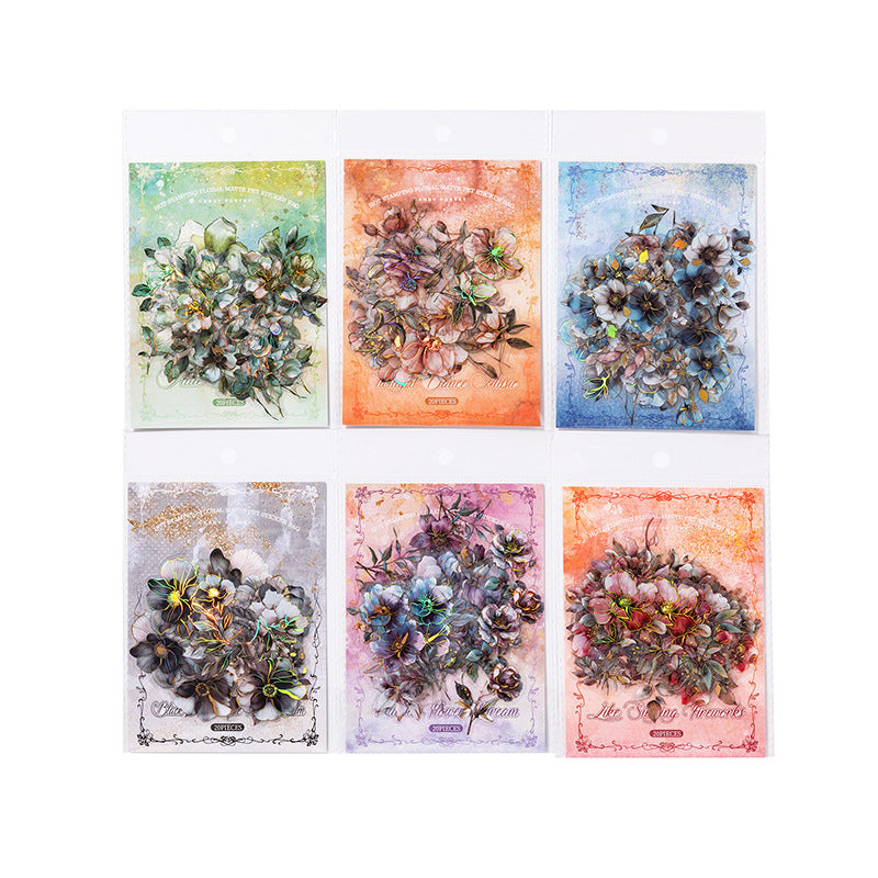 Purple Flower Dream Series - PET Stickers - ViktaShop