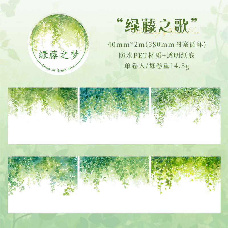 Natural Series Plant PET Tape - 2m - ViktaShop