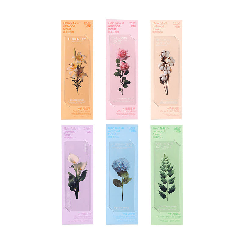 Cross-Border Bookmark - Rainfall Redwood Forest Series - ViktaShop