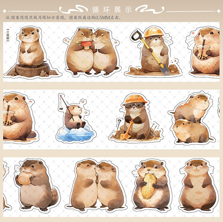 Animal Die Cutting stickers