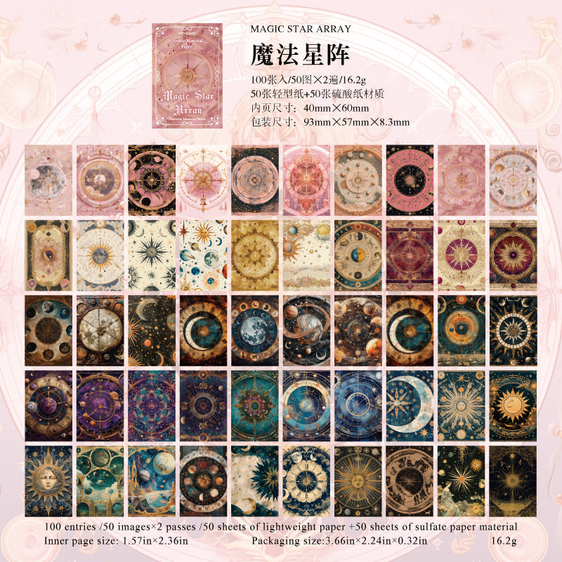 Material paper fantasy series 50 psc