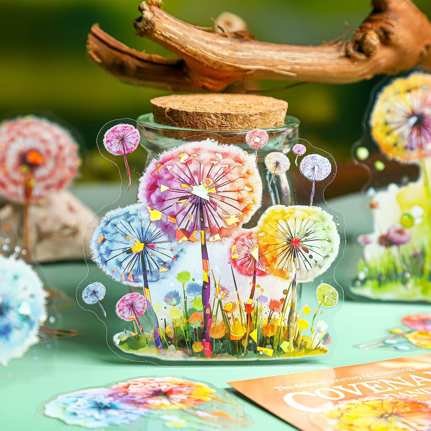 Dandelion Theme PET Sticker Pack, 10 Pcs - ViktaShop