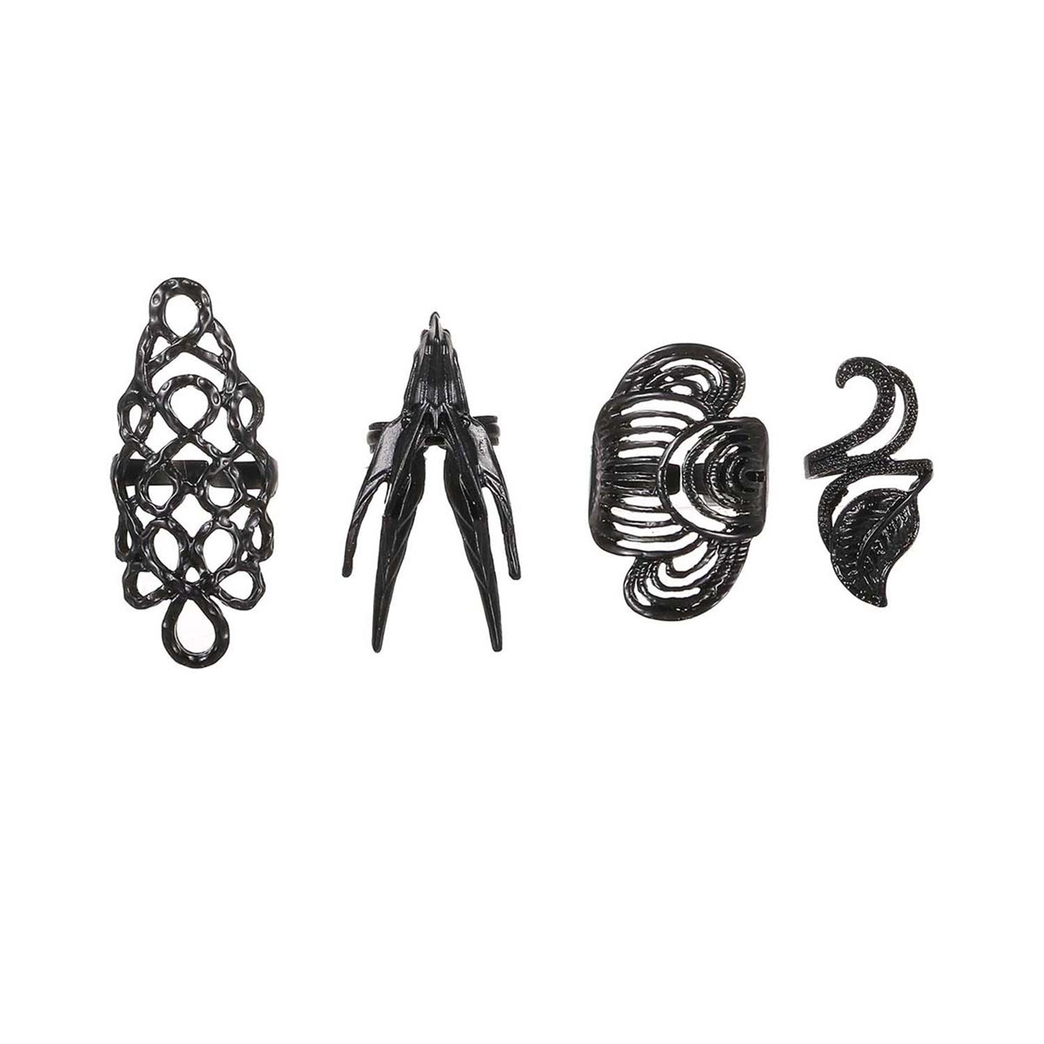 Dark Style Titanium Steel Ring - ViktaShop