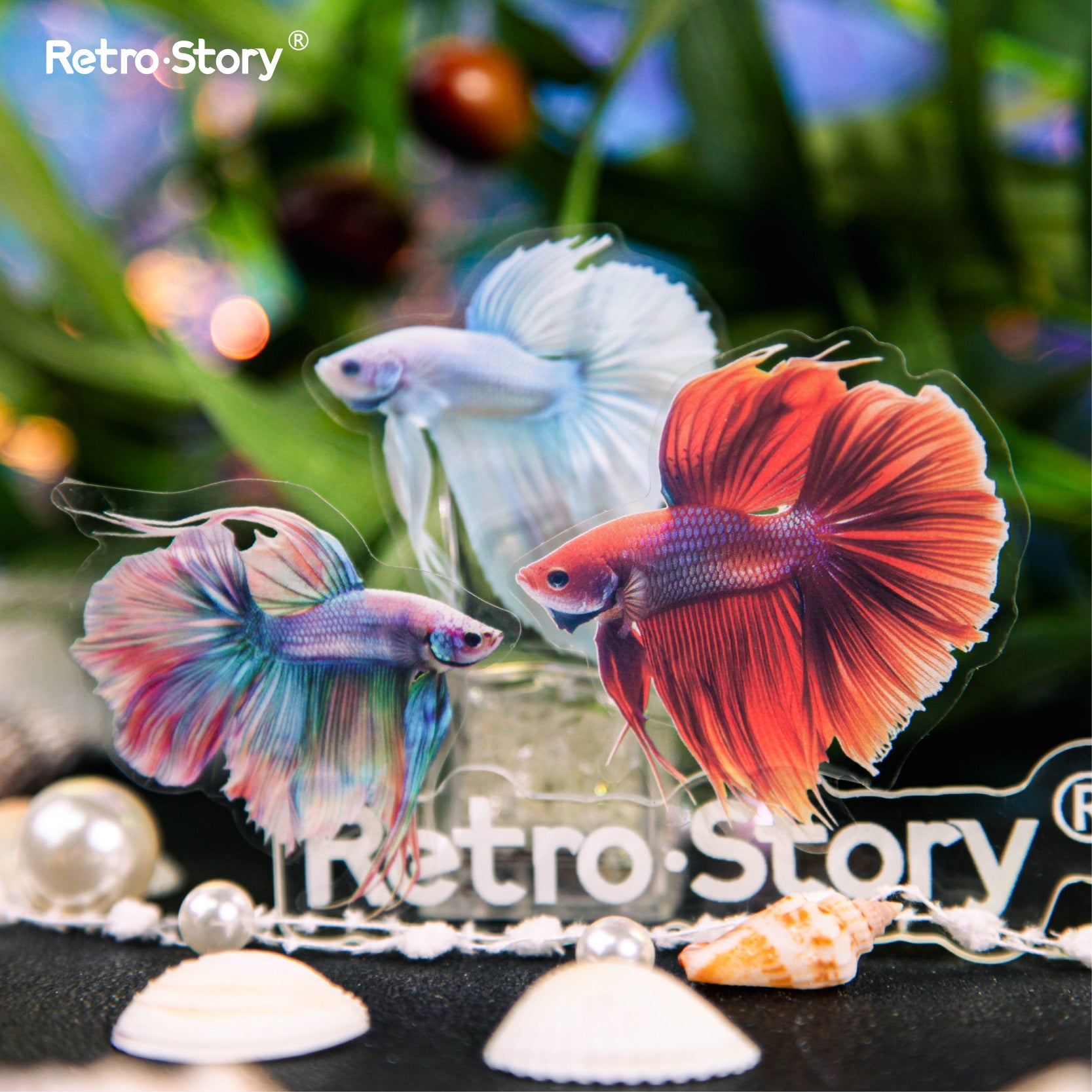 PET Stickers Fish Stickers - ViktaShop