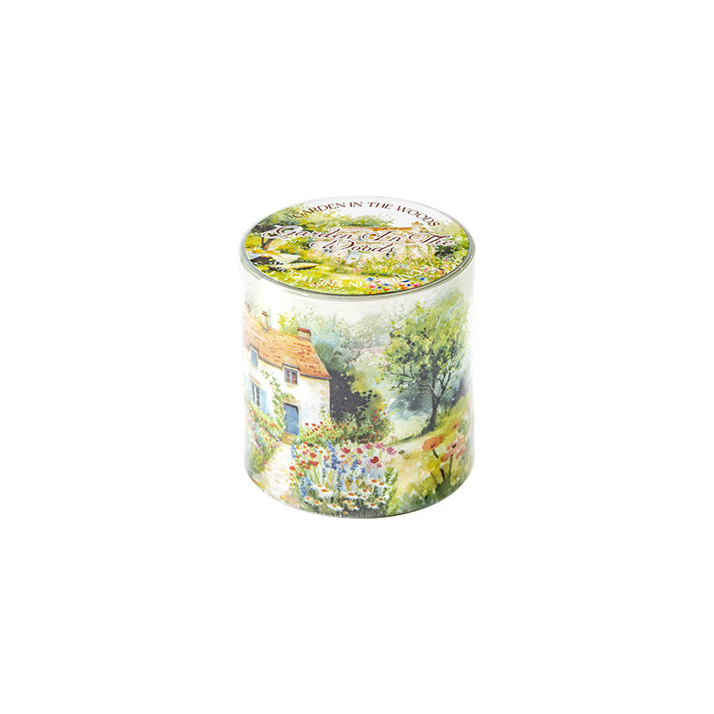 Forest Garden Washi Tape Set - Scrapbooking & DIY Decorative Collage Stickers - ViktaShop