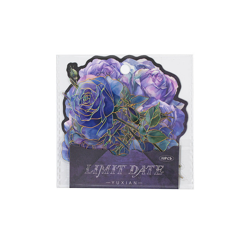PET Flower Sticker Pack, 4 Options - ViktaShop