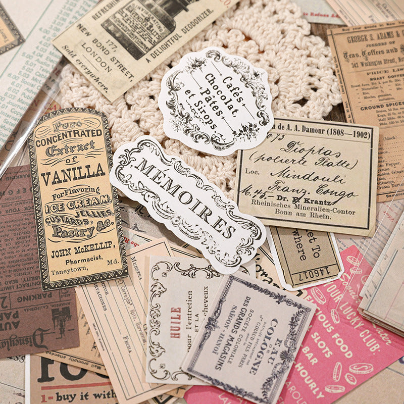Vintage Material Paper Pack - ViktaShop