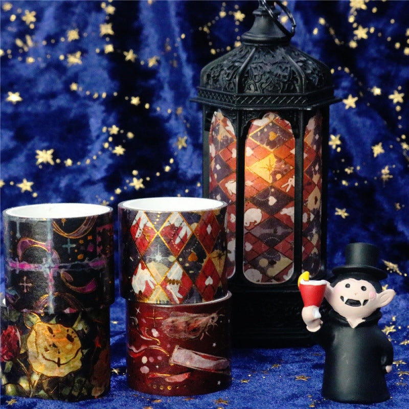 Halloween Border Decoration Tape, 4 Rolls - ViktaShop