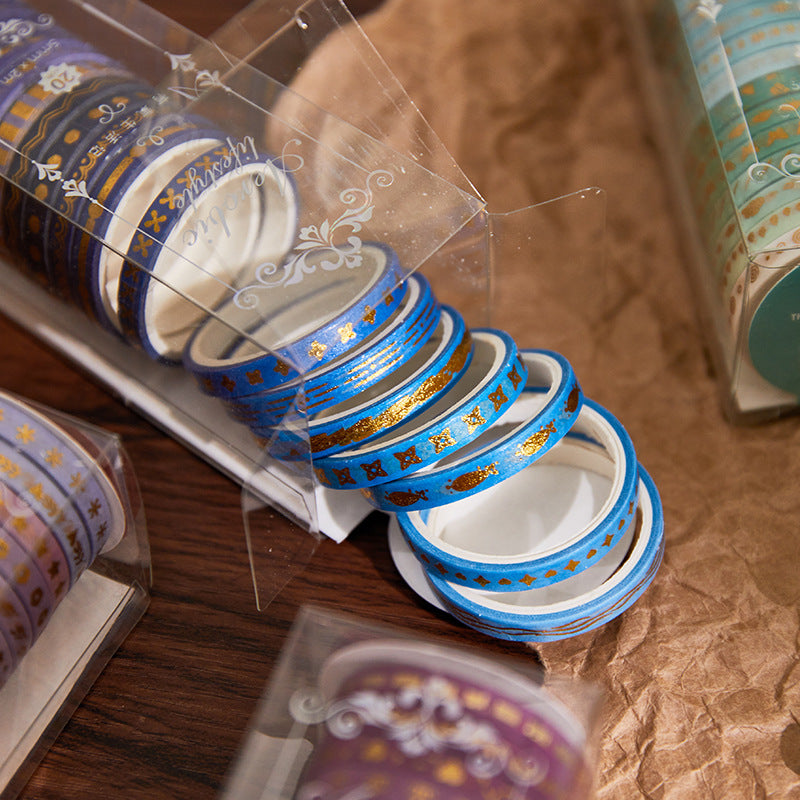Aerobic Life Series Bronzing Paper Tape – 20 Rolls - ViktaShop