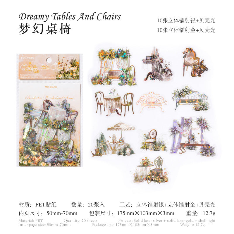 Ice Crystal PET Sticker Bag Unbounded Fairyland Series - ViktaShop