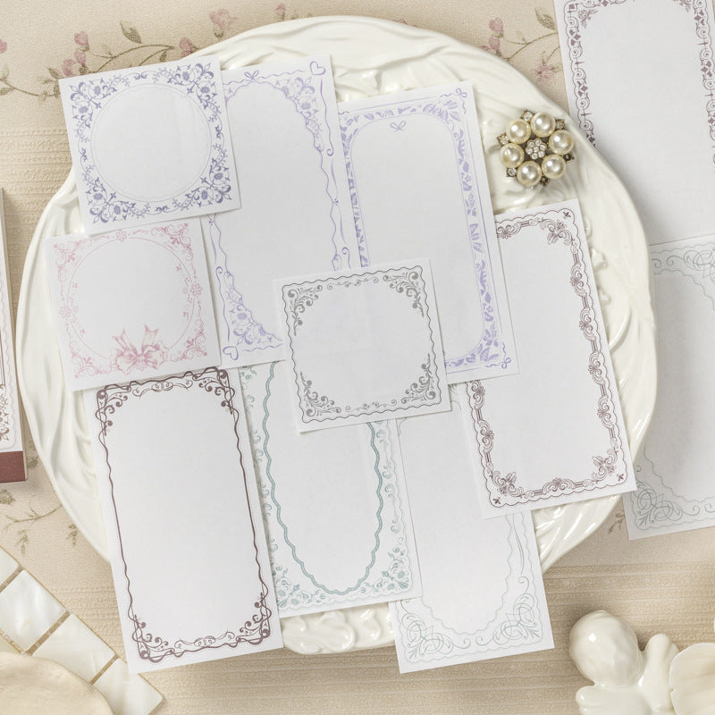 Garden on the Seine Series – Retro Message Paper, 5 Options - ViktaShop