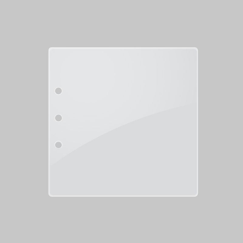 Transparent PET 3/6-Hole Card Album Baffle Partition - ViktaShop