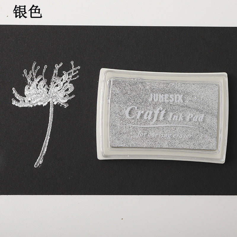 Korean Style 40-Color Ink Pad Set – Thick Sponge for DIY Stamping - ViktaShop
