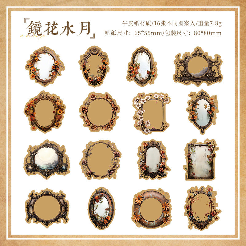 PET Sticker Pack - Old Eclipse Invasion Dream Series, 16 Pcs - ViktaShop