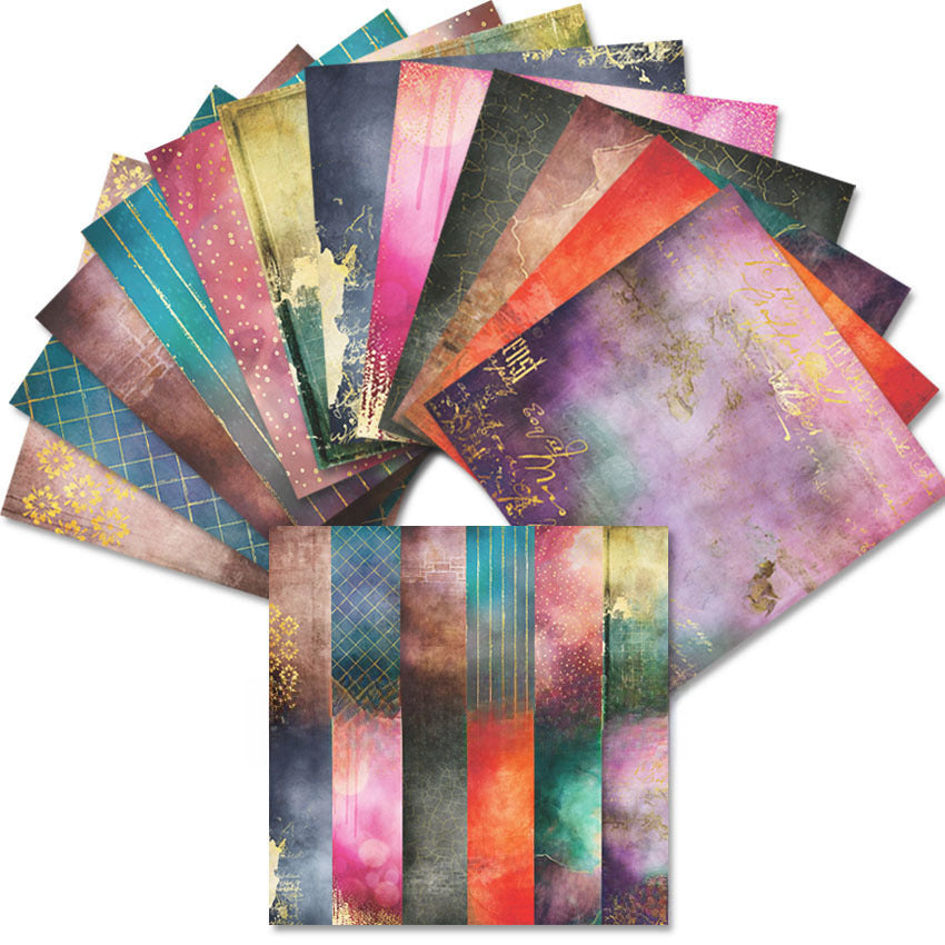 Pattern Paper for DIY Album & Scrapbook – 24 Sheets - ViktaShop