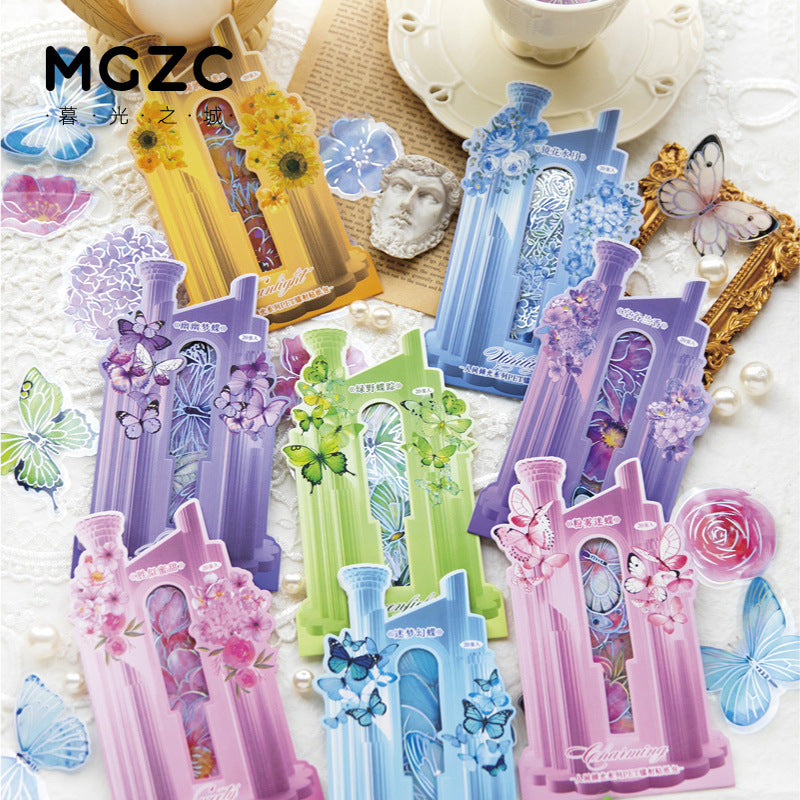 Twilight Human Tilt Light Series PET Sticker Pack - Dream Castle, 8 Options - ViktaShop