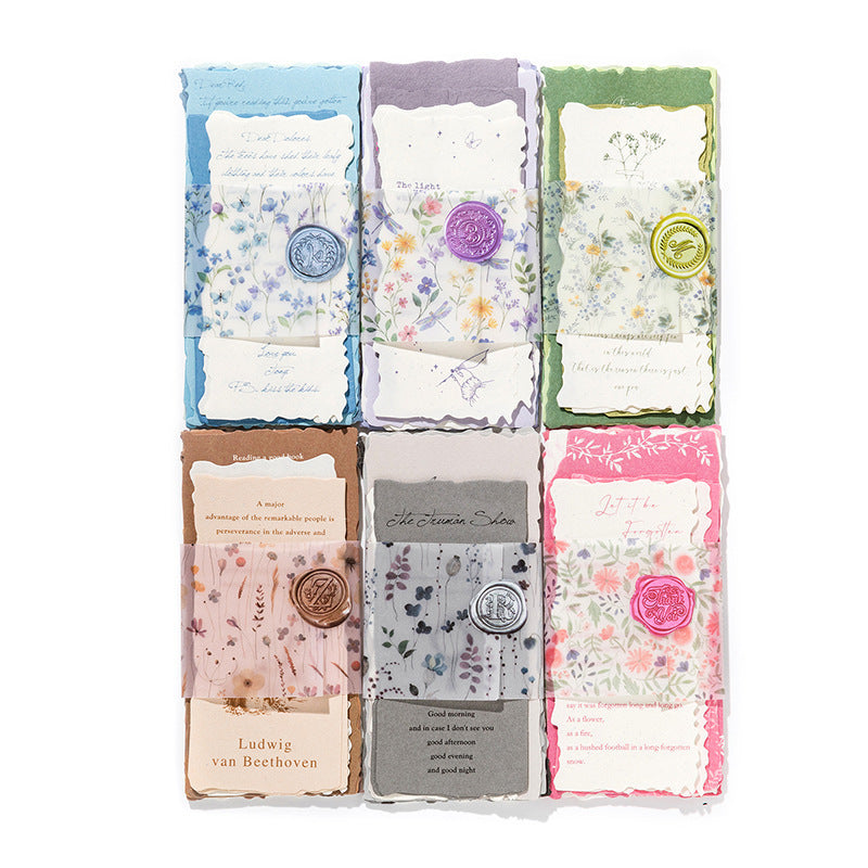 Paper Poetry Series - Retro Art Collage Material Paper, 30 Sheets - ViktaShop