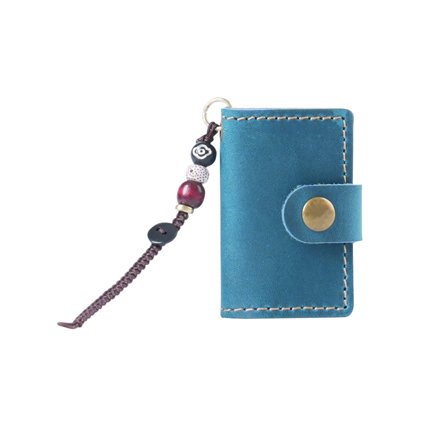 Traveler’s Mini TN Notebook – Handmade Cowhide Pendant - ViktaShop