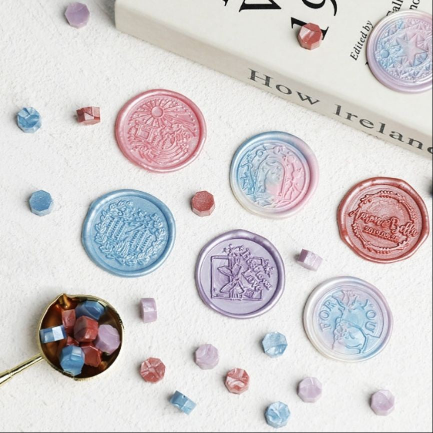 Pearl Color Fire Paint Seal Wax Grain – Mixed Colors for Envelope Sealing - ViktaShop