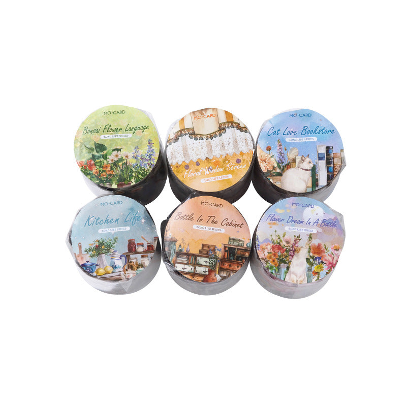 Retro Decorative PET Tape for Scrapbooking - ViktaShop
