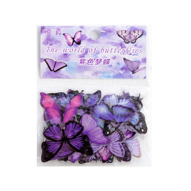 Butterfly Garden PET Sticker Pack, 6 Options - ViktaShop