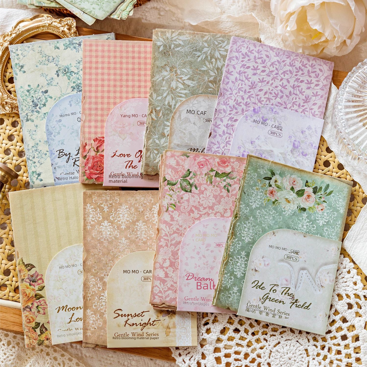 Vintage Material Paper – Soft Wind Series 30 Sheets