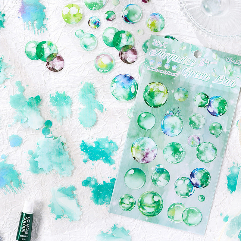 Color Bubble PET Stickers