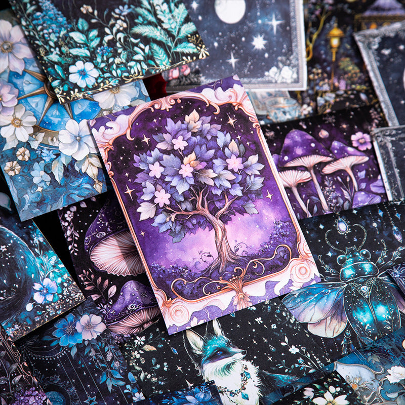 Beautiful Day Starry Night Stickers – Dark Magic Series, 6 Options - ViktaShop