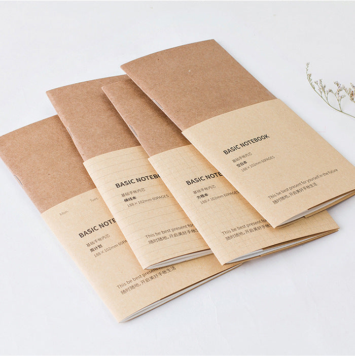 Leather Paper TN Refillable Notebook – Kraft Monthly Planner, Vintage Style