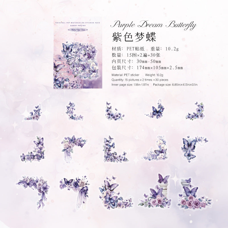 Beautiful PET Corner Style Stickers for Scrapbooking - ViktaShop