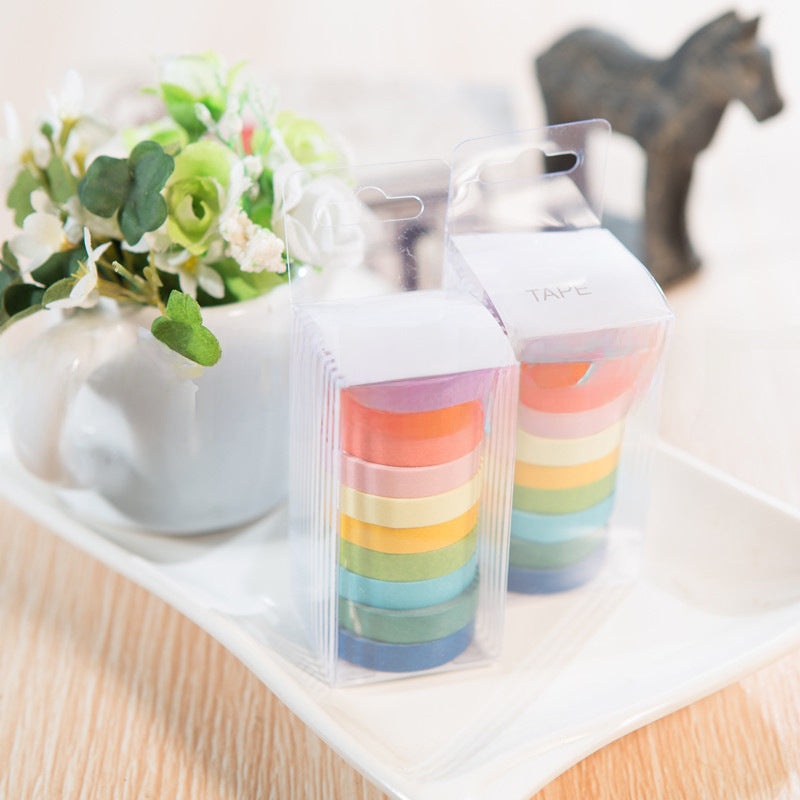 Candy color paper tapes box 10 psc
