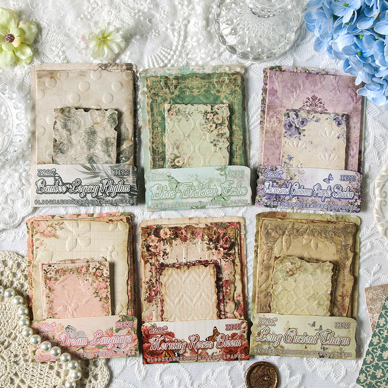 Retro Relief Material Paper - Old Dream Series, 6 Options - ViktaShop