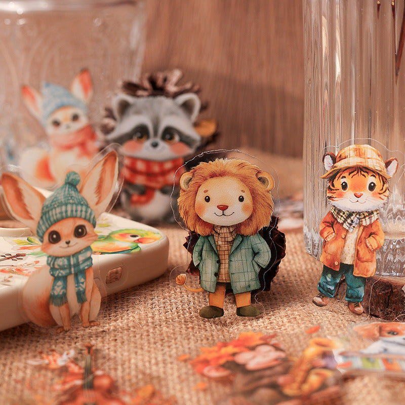 Cute Animal World DIY PET Sticker Pack, 6 Options - ViktaShop
