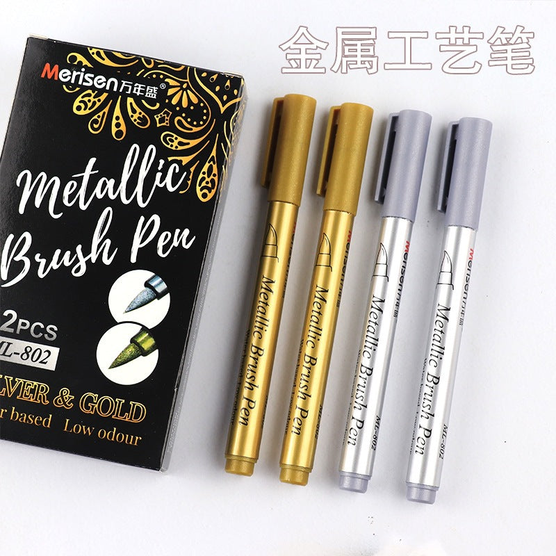 Metallic Color Craft Pen – High-Gloss Gold Signature Marker for Weddings & Holidays - ViktaShop