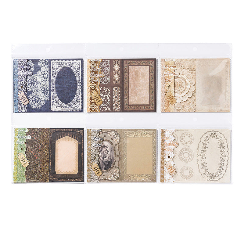 Paper Lace Note Material Paper – 20 Sheets - ViktaShop