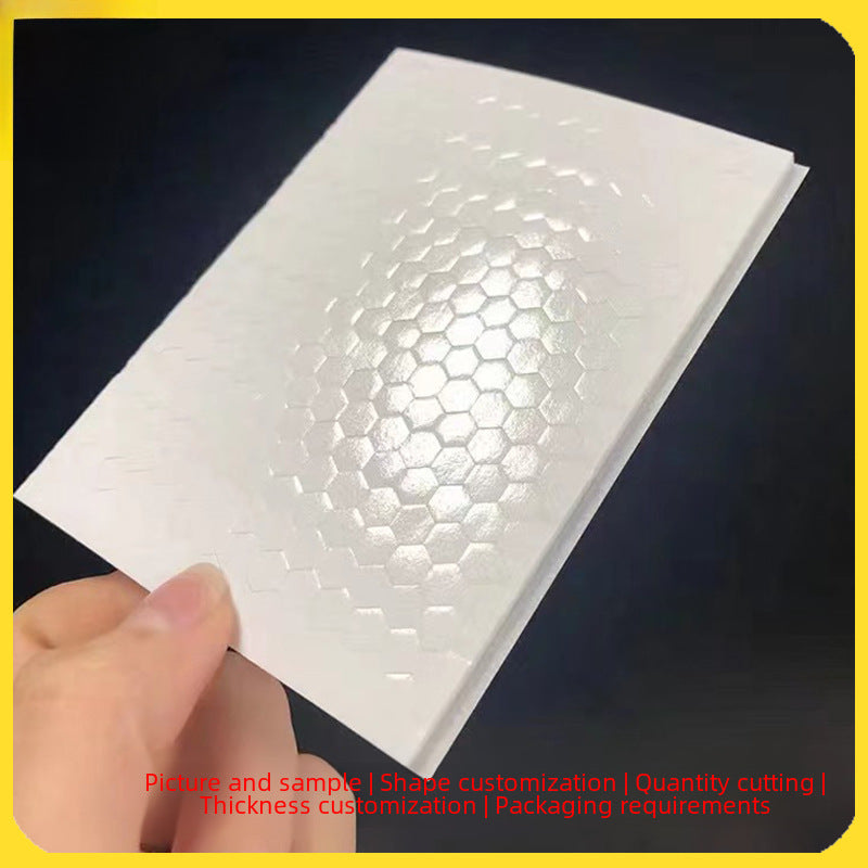 Hexagonal & Round White EVA Foam Stickers, 3D Craft Pads - ViktaShop