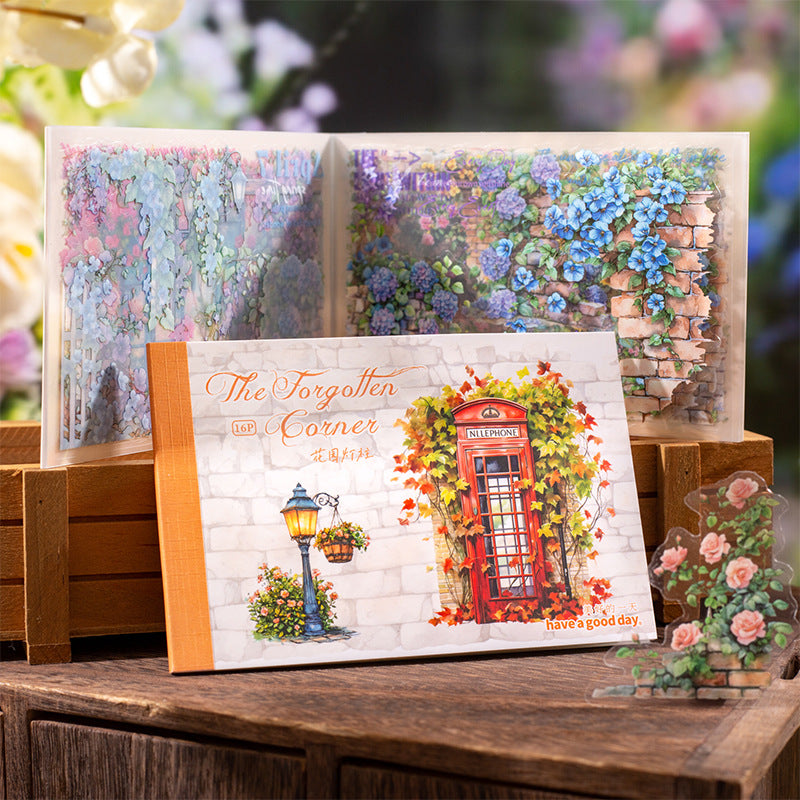 Forgotten Corner Series Vine Sticker Book, 4 Options - ViktaShop