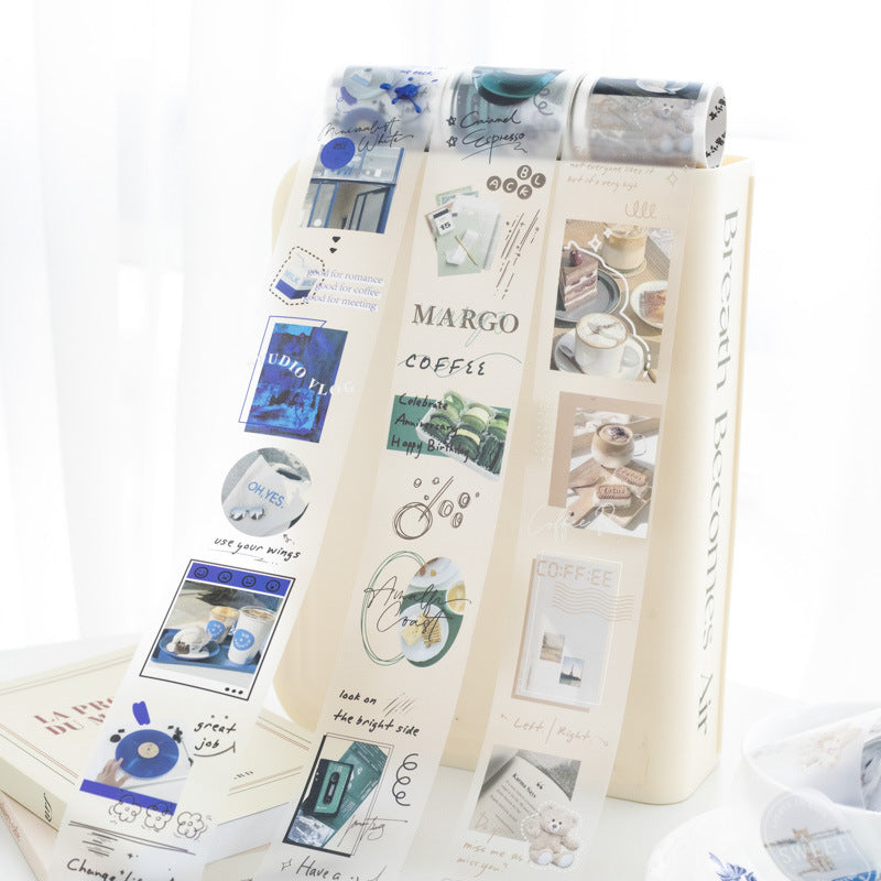 Coffee Poetry Series PET Tape - 6 Styles - ViktaShop