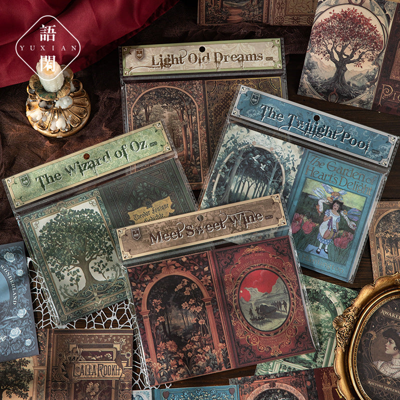Material Paper Wizard of Oz & More, 16 Pcs - ViktaShop