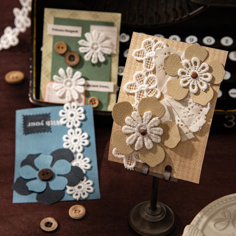Lace Handmade Series, Background Decoration Material Bag, 4 Options - ViktaShop