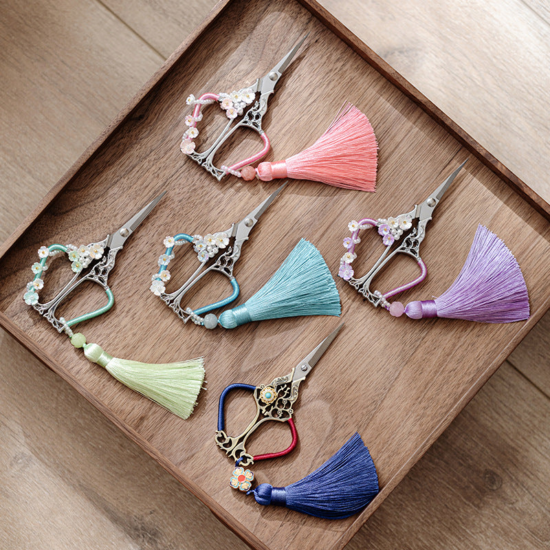 Vintage Alloy Flower Tea Scissors – Small - ViktaShop