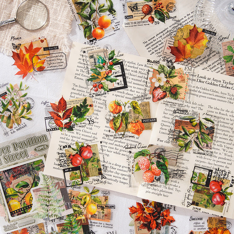 PET Stickers – First Sight Flower Language Series, 6 Options - ViktaShop